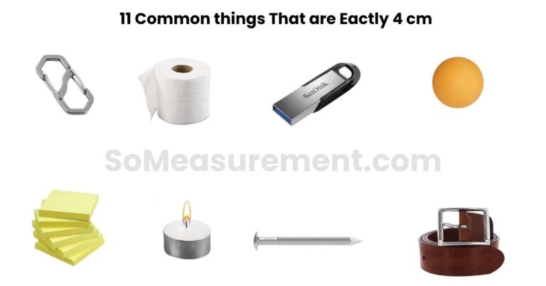 How Big Is 4 cm? Size, Feel, and 11 Real Objects You Already Own
