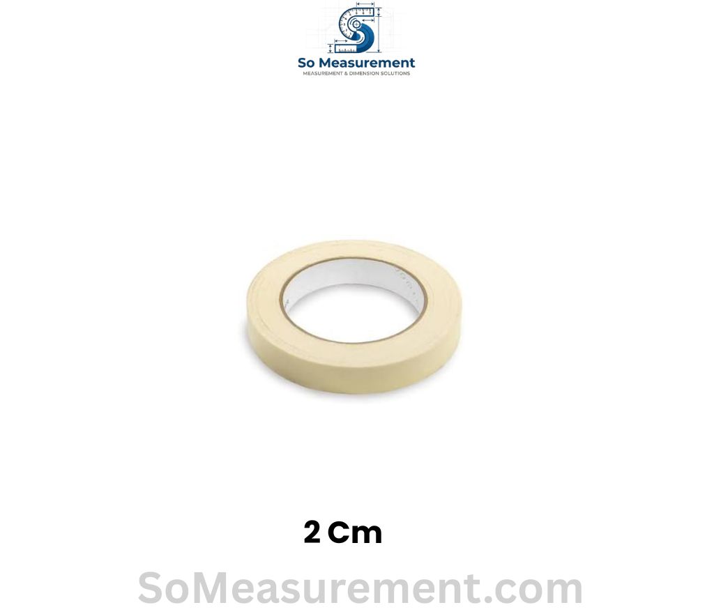 Masking Tape Width (Slim Roll) That 2 cm wide