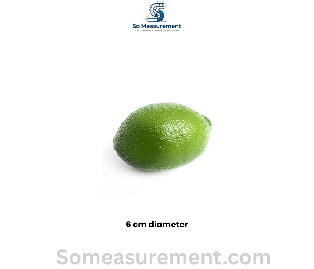 Medium Lime That are Exactly 6 cm diameter