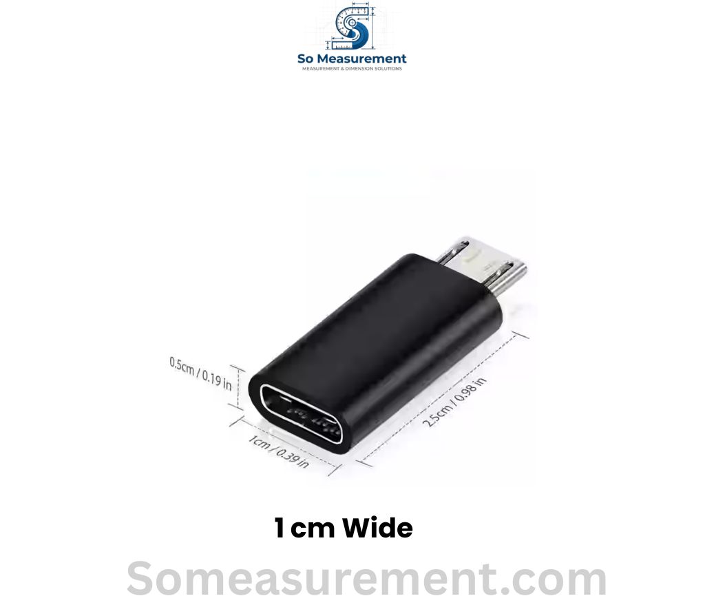 Micro-USB Connector (Plug Width) that are 1 cm wide