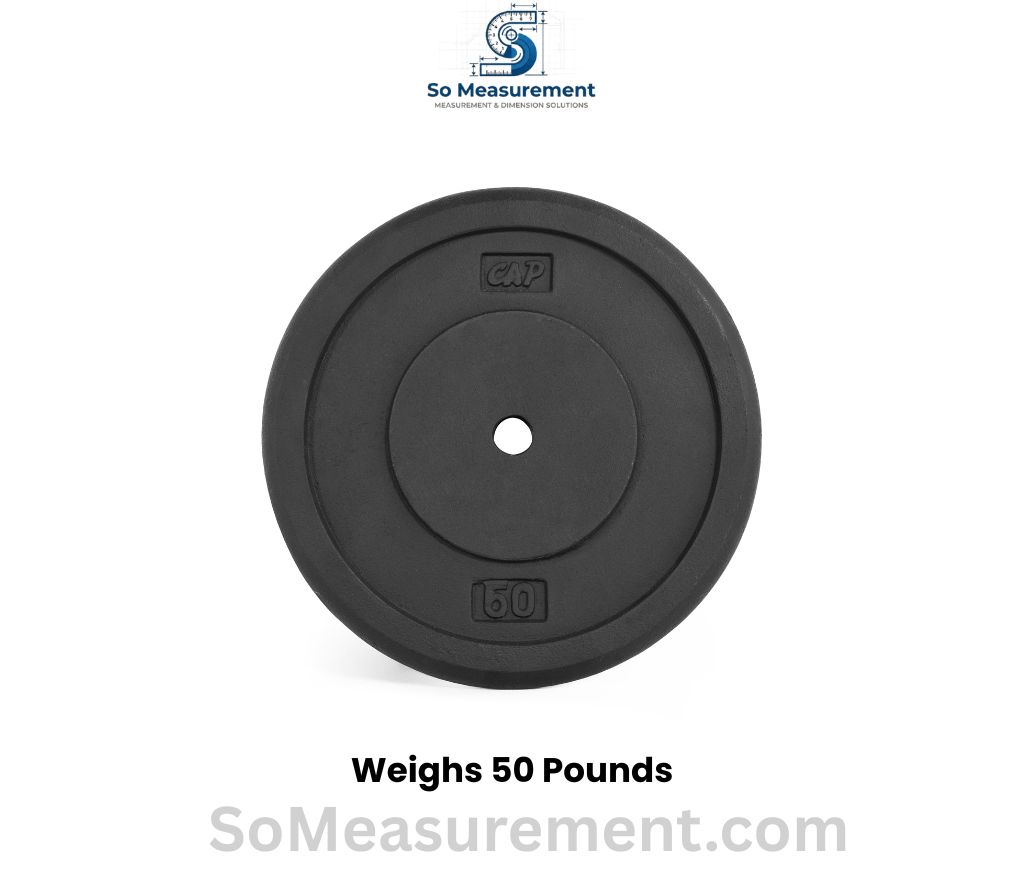 Olympic Barbell Plate that weighs 50 Pounds