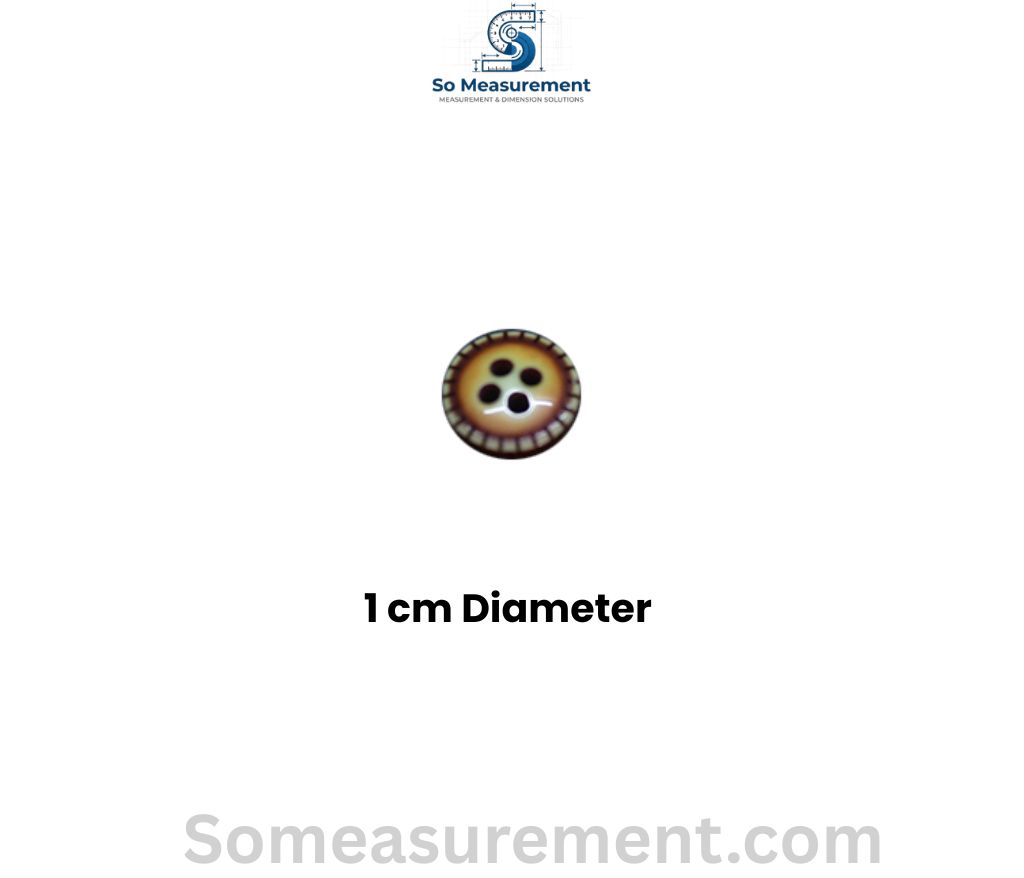 Shirt Button (Diameter) that are 1 cm Long or Big