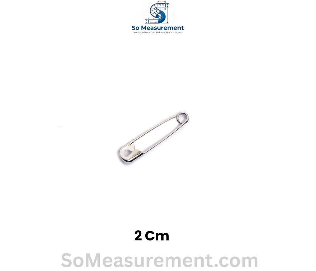 Size 00 Safety Pin (Closed) That 2 cm long