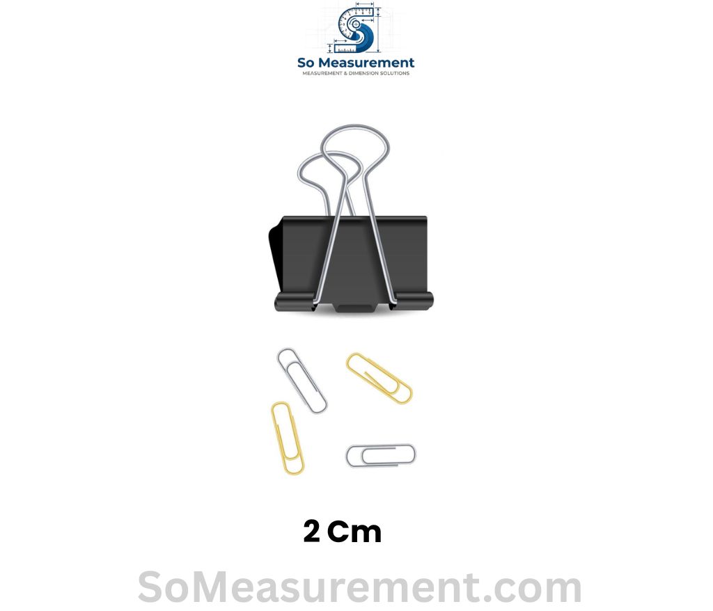 Small Binder Clip That 2 cm long