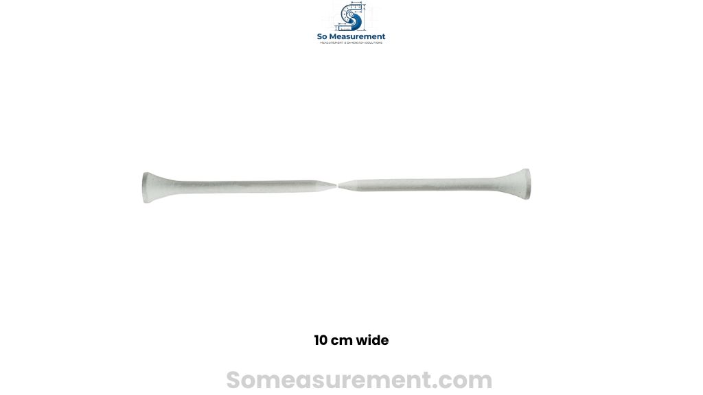 Two Golf Tees End-to-End That Are 10 cm  